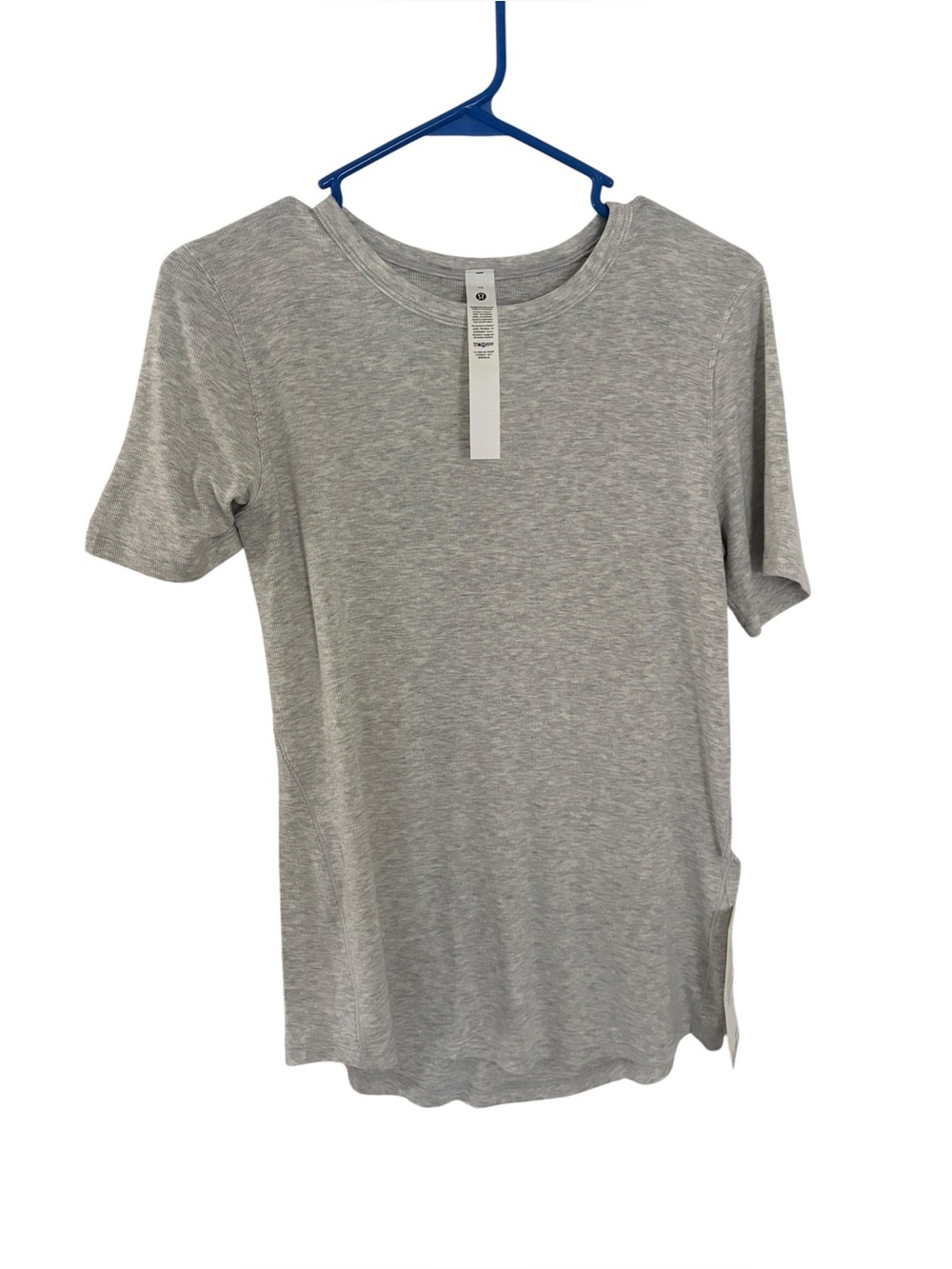 Lululemon Hold Tight Short-Sleeve Shirt Heather Grey 10